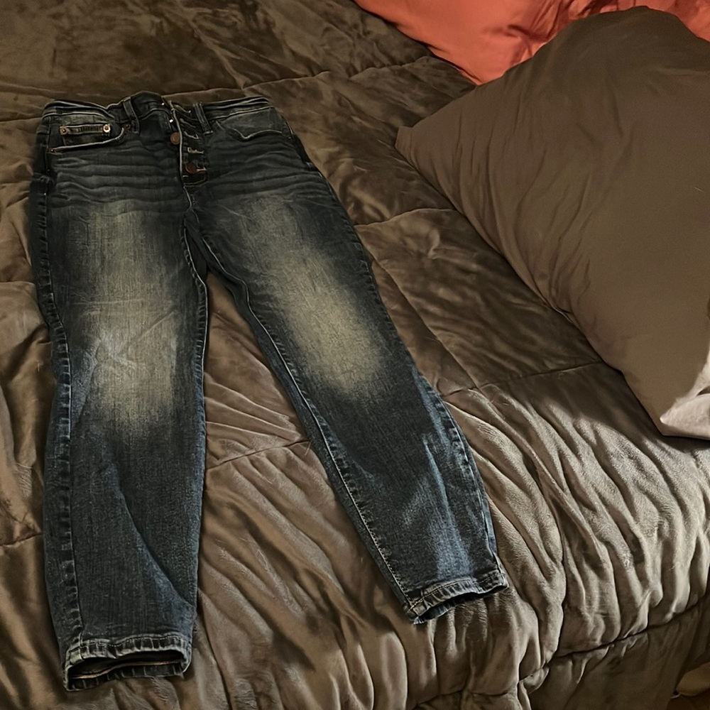 Women’s Lucky Brand, ankle length button fly jeans